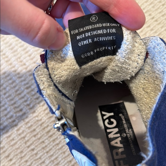 Golden Goose Blue and Red Women's Sneakers - Picture 7 of 7